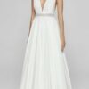 Bride Now! Brautkleid Brautkleid in A - Linie und V-Ausschnitt aus Spitze und Ciffon comfortable to wear