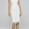 Bride Now! Brautkleid Kurzes Brautkleid aus Spitze mit hohem Kragen comfortable to wear