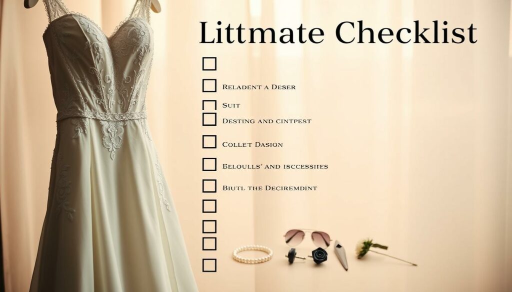 Brautkleid und Anzug Checkliste