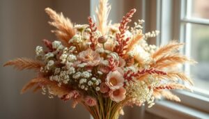 Brautstrauß online bestellen -einen Brautstrauß aus Trockenblumen und Co.