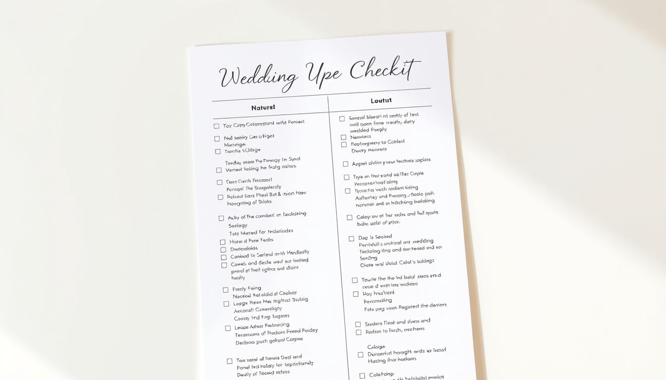 Checkliste 12 Monate vor der Hochzeit