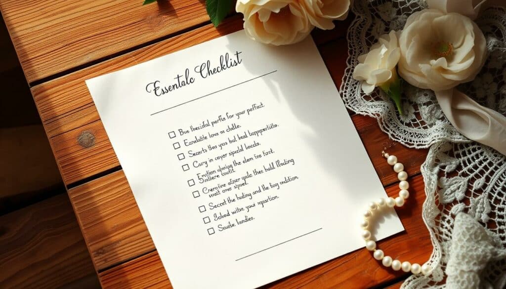Checkliste für die Hochzeitsoutfits: Brautkleid, Anzug & Accessoires