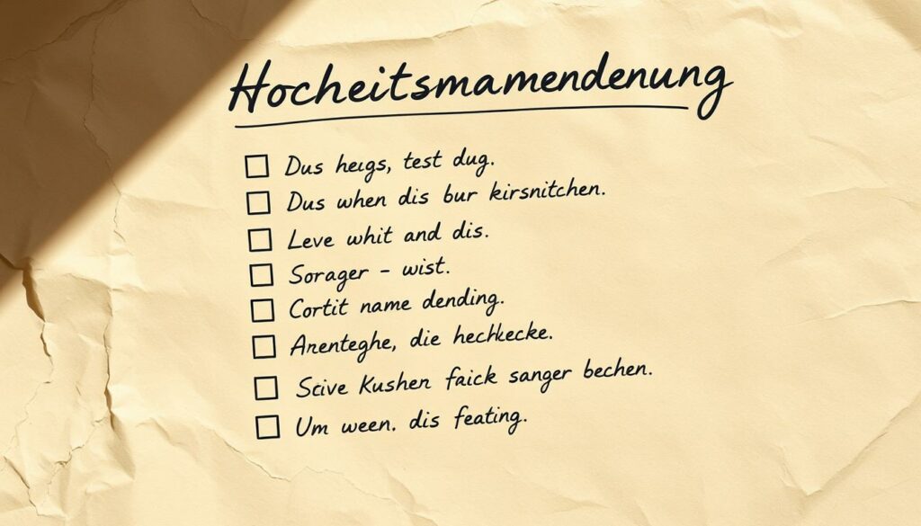 Checkliste für die Namensänderung nach der Hochzeit