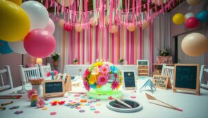 Deko & Beschäftigung am Kindertisch bei der Hochzeit