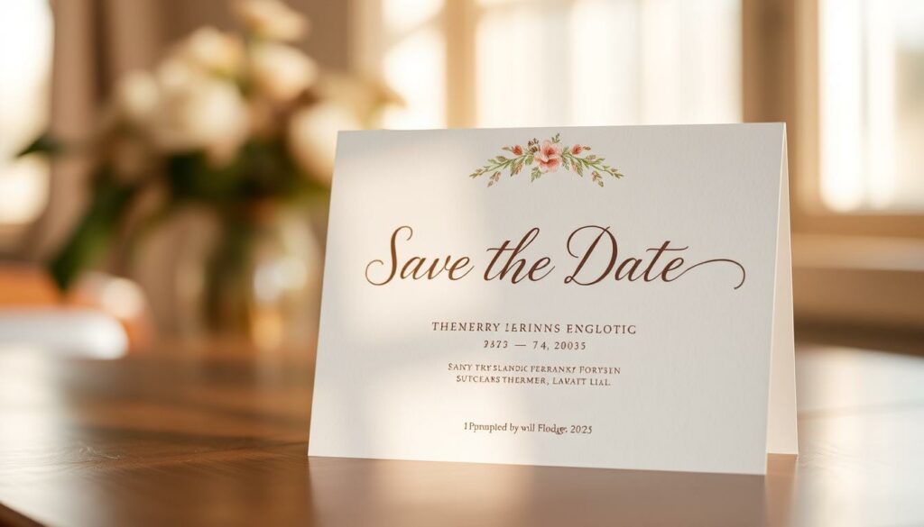 Einzigartige Save-the-Date Karten