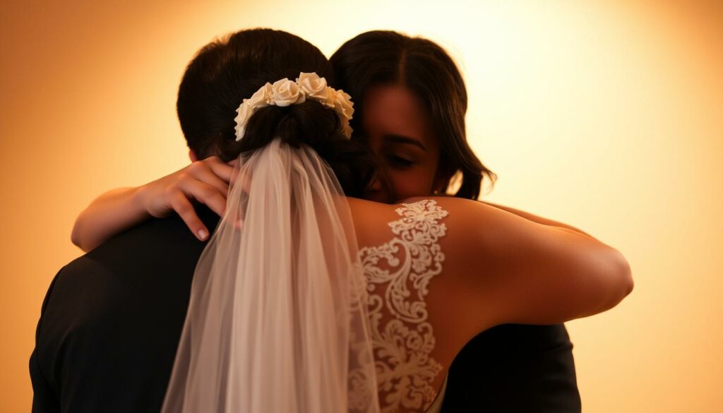 Emotionale Unterstützung Hochzeit