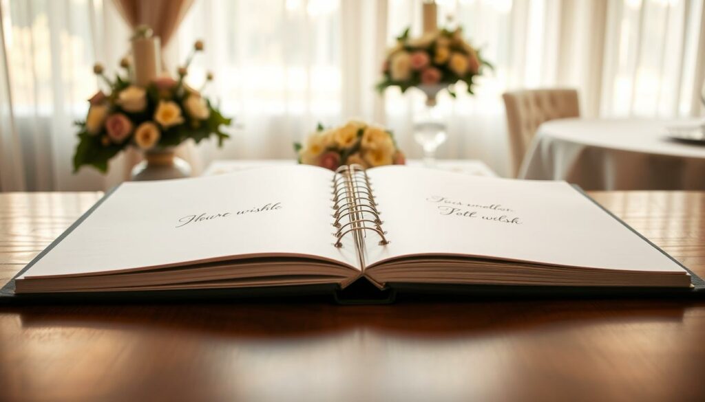 Gästebuch Hochzeitsvorbereitung