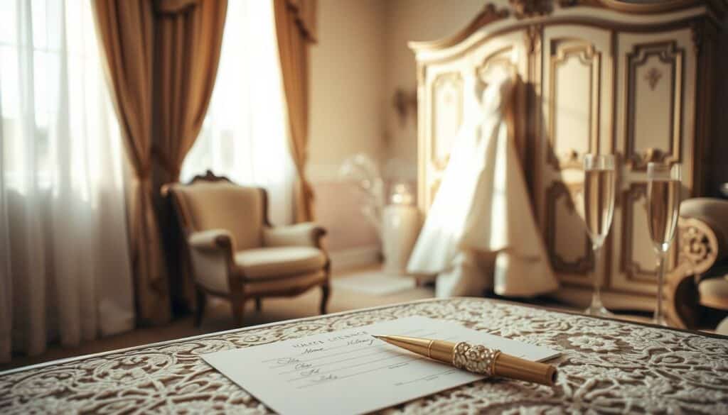 Namensänderung zur Hochzeit festlegen