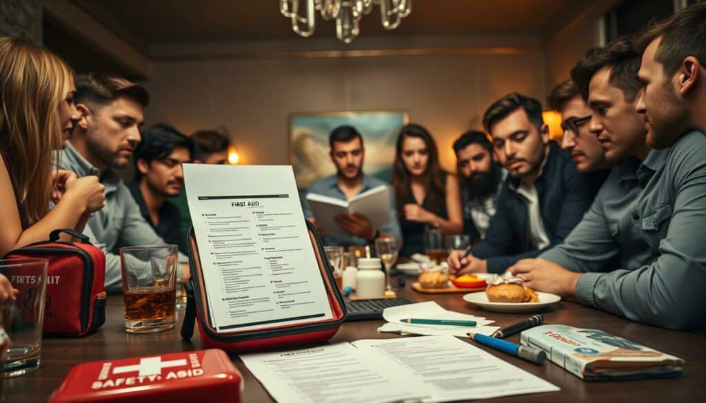 Notfallvorbereitung bei Junggesellenabschied