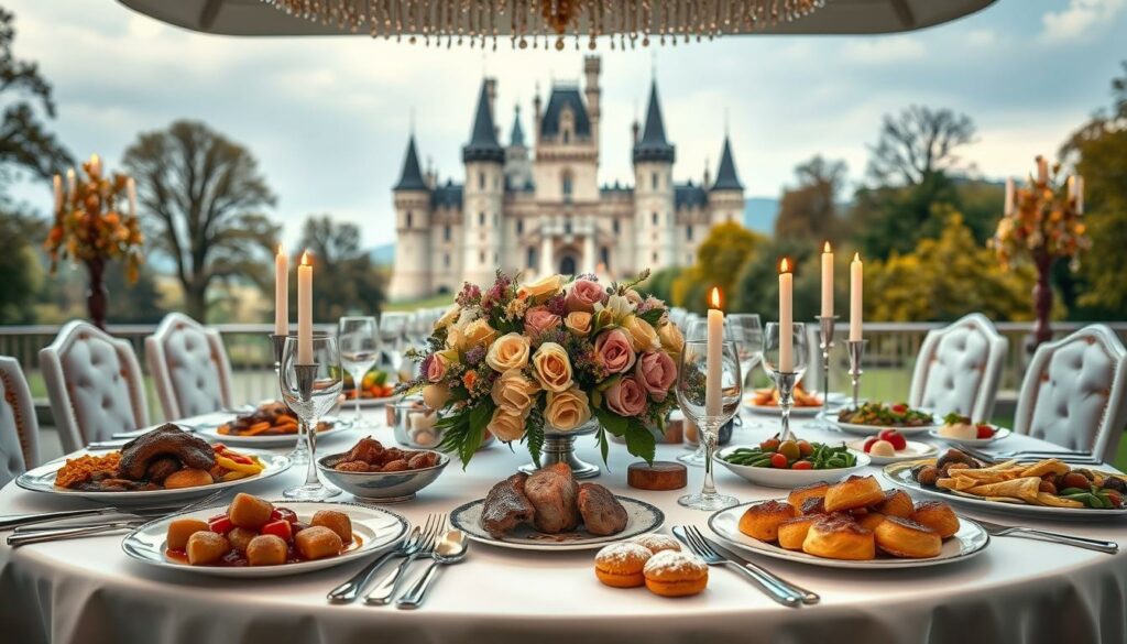 Regionale Hochzeitsküche