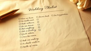 Was braucht man alles für eine Hochzeit?