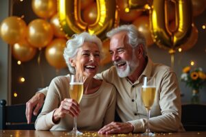 Lustige Glückwünsche zur goldenen Hochzeit