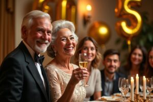 Kreative Ideen zur goldenen Hochzeit feiern