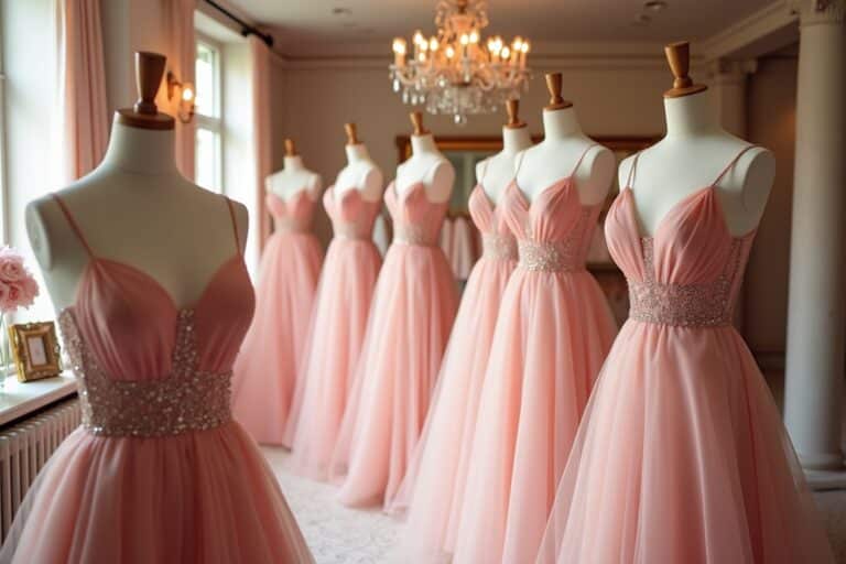 Rosa Kleider für die Hochzeit - Elegante Styles