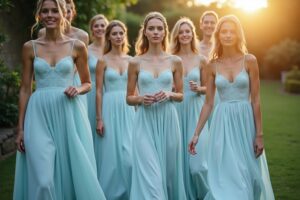 12 hellblaue Kleider für Hochzeiten